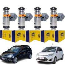 4 Bicos Injetores Novo KA Fiesta 1.0 2007 a 2013 Flex IWP211