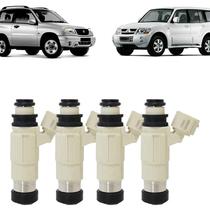 4 bicos injetores pajero lancer eclipse galant 2.0 cdh240
