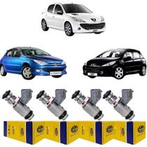 4 Bicos Injetores Pegeout 206 207 307 8V 1.4 IWP210 Marelli