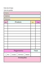 4 Blocos Bloquinhos Talão Pedidos 10x15 ou 15x21 Com 50 Folhas cada Total 200 Folhas