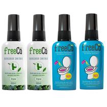 4 bloqueador neutralizador de odores sanitarios freeco 60ml