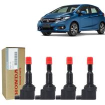 4 bobinas de ignição city fit flex 1.4 1.5 2008 14 cm11116