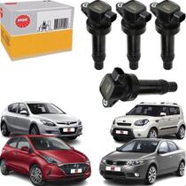 4 Bobinas Ignicao Ngk Hyundai Kia Hb20 I30 Cerato 2009/2022.