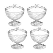 4 Bomboniere Baleiro Porta Doce Bombons Decoração Grande 4 Bomboniere Baleiro Porta Doce Bombons Decoração Grande