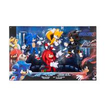 4 Bonecos Sonic, Tails, Shadow e Knuckles - Sonic 3 Filme 4 Bonecos Sonic, Tails, Shadow e Knuckles - Sonic 3 Filme