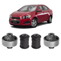 4 Borracha Bandeja Dianteira Chevrolet Sonic Sedan 2012/2014