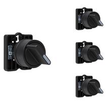 4 Botão Comutador 0-1 Manopla Curta Steck SLMB8D0 4 Botão Comutador 0-1 Manopla Curta Steck SLMB8D0