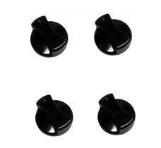 4 Botão Manipulador Preto Para Fogão Cooktop Fischer 4 Bocas 4 Botão Manipulador Preto Para Fogão Cooktop Fischer 4 Bocas