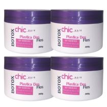 4 Botox Plastica dos Fios Alisamento e Redutor de Volume Capilar Chichair