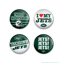 4 Bottons Pins New York Jets NFL - Wincraft