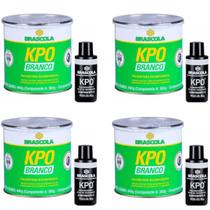 4 brascoved kpo branco para carros e caminhão