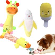 4 brinquedo Pet mordedor pelucia Ursinho Som cachorro gato