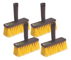 4 Broxa Para Pintura Pedreiro Retangular Odim 11,7x4,3Cm