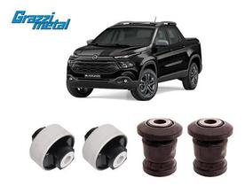 4 Bucha Balança Bandeja Dianteira Fiat Toro 2018 2019 2020 4 Bucha Balança Bandeja Dianteira Fiat Toro 2018 2019 2020