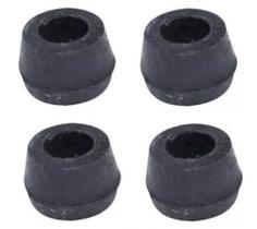 4 buchas inferior do amortecedor traseiro caravan chevette opala