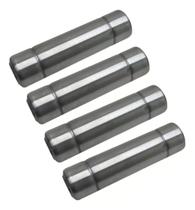 4 Cabos De Espetos Madeira Revestidas Aluminio