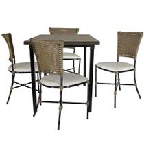 4 Cadeiras Gramado Pequi Mesa De Jantar Jogo De Jardim 4 Cadeiras Gramado Pequi Mesa De Jantar Jogo De Jardim