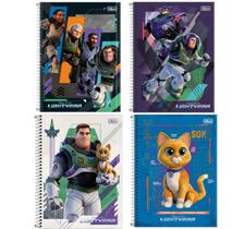 4 Cadernos Buzz Lightyear Espiral 1 Matéria Universitário 4 Cadernos Buzz Lightyear Espiral 1 Matéria Universitário