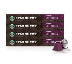 4 CAFÉ Cápsulas VERONA STARBUCKS Nespresso 10un