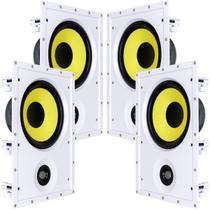 4 Caixa Embutir JBL CI8R Plus Arandela Som Ambient 8p Gesso