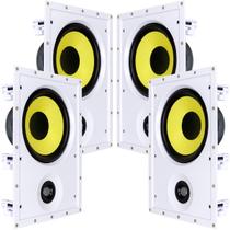4 Caixa Embutir JBL CI8R Plus Arandela Som Ambient 8p Gesso
