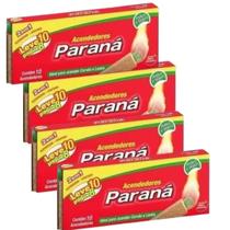 4 Caixas Acendedor Churrasqueira Lareira
