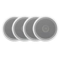 4 Caixas Arandela Som Ambiente Redonda 5 Pol 55w Coaxial 4 Caixas Arandela Som Ambiente Redonda 5 Pol 55w Coaxial