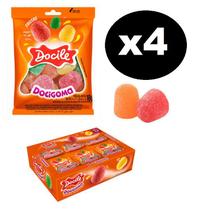4 Caixas Bala de Goma Mini Sino Sortido 24X18g - Docile 4 Caixas Bala de Goma Mini Sino Sortido 24X18g - Docile