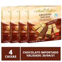 4 Caixas de Chocolate Austríaco, Grazioso, Maître Truffout 4 Caixas de Chocolate Austríaco, Grazioso, Maître Truffout