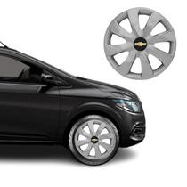4 Calotas Aro 14 Corsa Celta Prime Silver