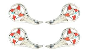 4 Calotinha Calota Rodoar Estrela Laranja Roda Caminhao Rodo Ar