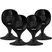 4 Câmeras Ip Wi-fi IMX C Black Intelbras Full HD 2MP Preta
