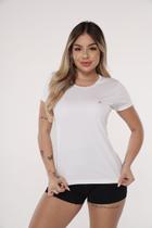 4 Camisetas Feminina Dry Fit Volta As Aulas Branca