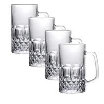 4 Caneca Vidro Chopp Cerveja Restaurante Bar Churras 555ml 4 Caneca Vidro Chopp Cerveja Restaurante Bar Churras 555ml