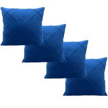 4 Capa de Almofada Texturada Suede Aveludado Drapeada Zíper 4 Capa de Almofada Texturada Suede Aveludado Drapeada Zíper
