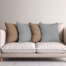 4 Capas Almofadas Veludo Sofa Tons Cores 45x45