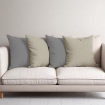 4 Capas Almofadas Veludo Sofa Tons Cores 45x45