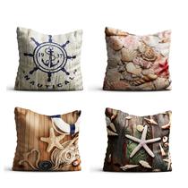 4 Capas de almofada 42x42 nauticos bege Atelier Valverde