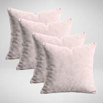 4 Capas de Almofada 50x50cm Decorativas Sala Sofá Quarto Cama 50x50 cm Glamour