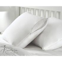 4 Capas Protetoras de Travesseiro Malha Gel (Helanca) Fronha 50cm x 70cm com Zíper