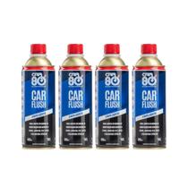 4 Car Flush Car 80 400ml Removedor de Resíduos do Motor Descarbonizante Limpeza Interna de Motor Automotivo Flush Limpa Motor Bicos Injetores