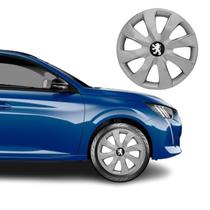 4 Carlotas Esportivas Aro 14 Silver Peugeot Elitte