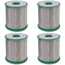 4 Carretel Estanho P/ Solda 40x60 Fluxo Ra 1mm 500g Cobix 4 Carretel Estanho P/ Solda 40x60 Fluxo Ra 1mm 500g Cobix