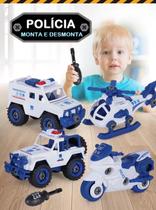 4 Carrinhos Brinquedo Monta e Desmonta (DIY) - Diversos Modelos - Truck DIY