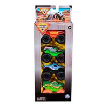 4 Carrinhos Dragon,El T. L.,Grave D.,Megalodon - Monster Jam 4 Carrinhos Dragon,El T. L.,Grave D.,Megalodon - Monster Jam