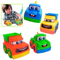 4 Carrinhos Happy Cars Monta E Desmonta Carro Colorido 4 Carrinhos Happy Cars Monta E Desmonta Carro Colorido