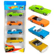 4 Carros Colecionáveis de Ferro Roda Livre Infantil Clássicos 4 Carros Colecionáveis de Ferro Roda Livre Infantil Clássicos