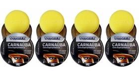 4 Ceras Carnaúba Super Protetora Com Aplicador 200g - Vonixx