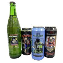 4 Cervejas Iron Maiden Kit Coleção Sabores Especiais Oficial