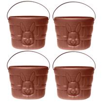 4 Cestas Grande para Kits de Páscoa Coelhinho Chocolate e Doces